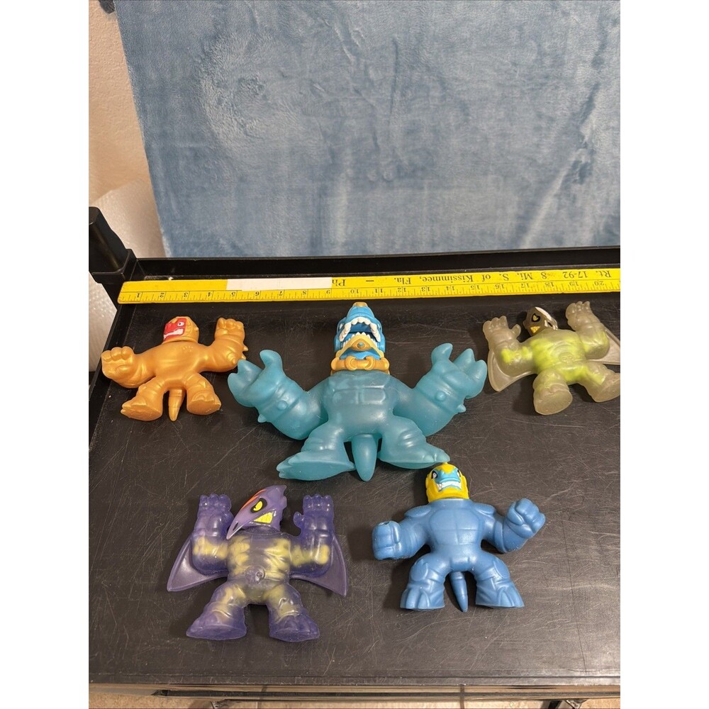Heroes of Goo Jit Zu Liquid Squishy Lot of 5 Action Figures